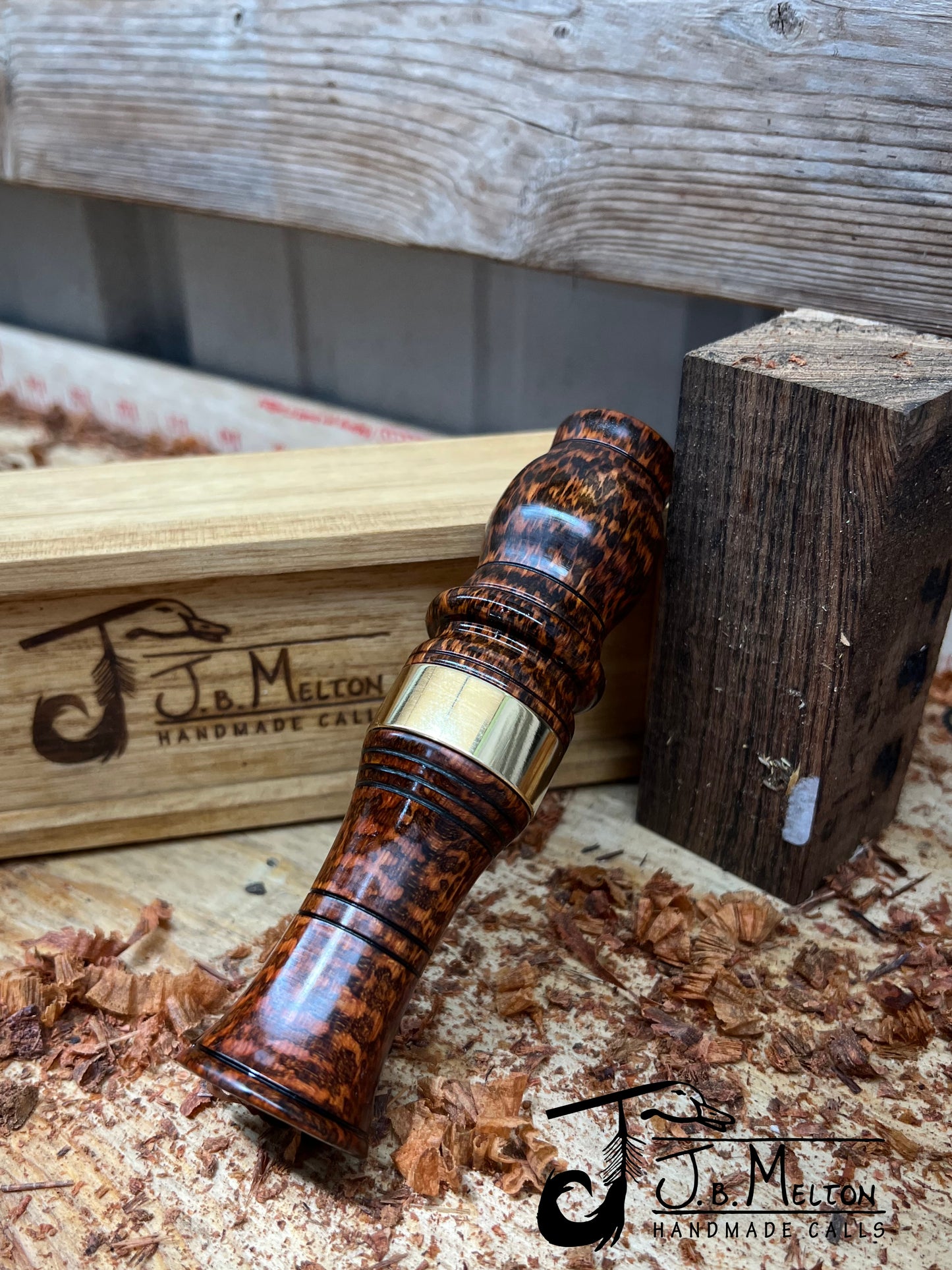 Custom Goose Call - Wood