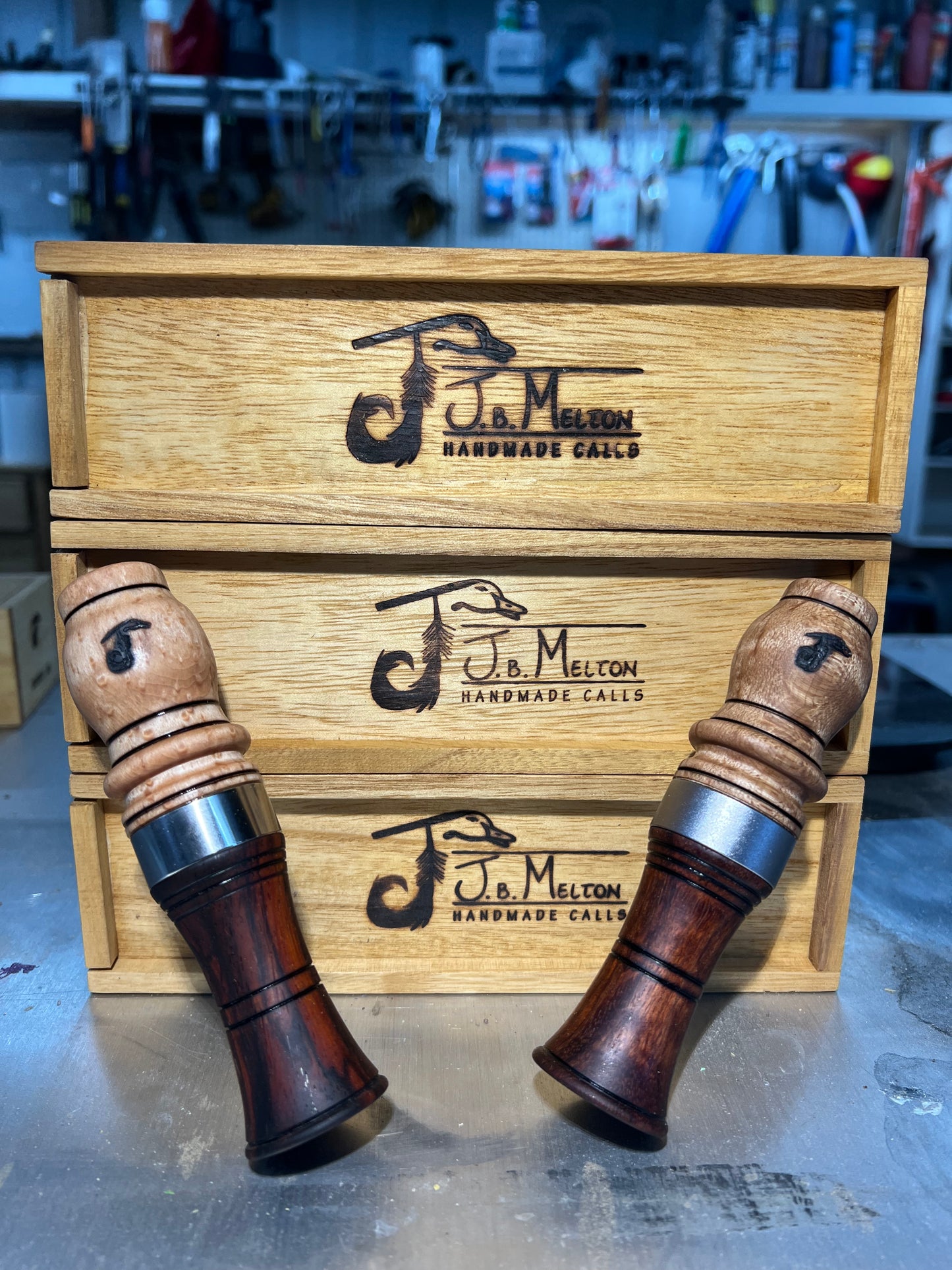 Custom Goose Call - Wood