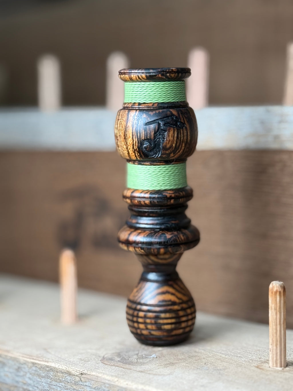 Bocote All Wood single reed w/ Cord Wrap