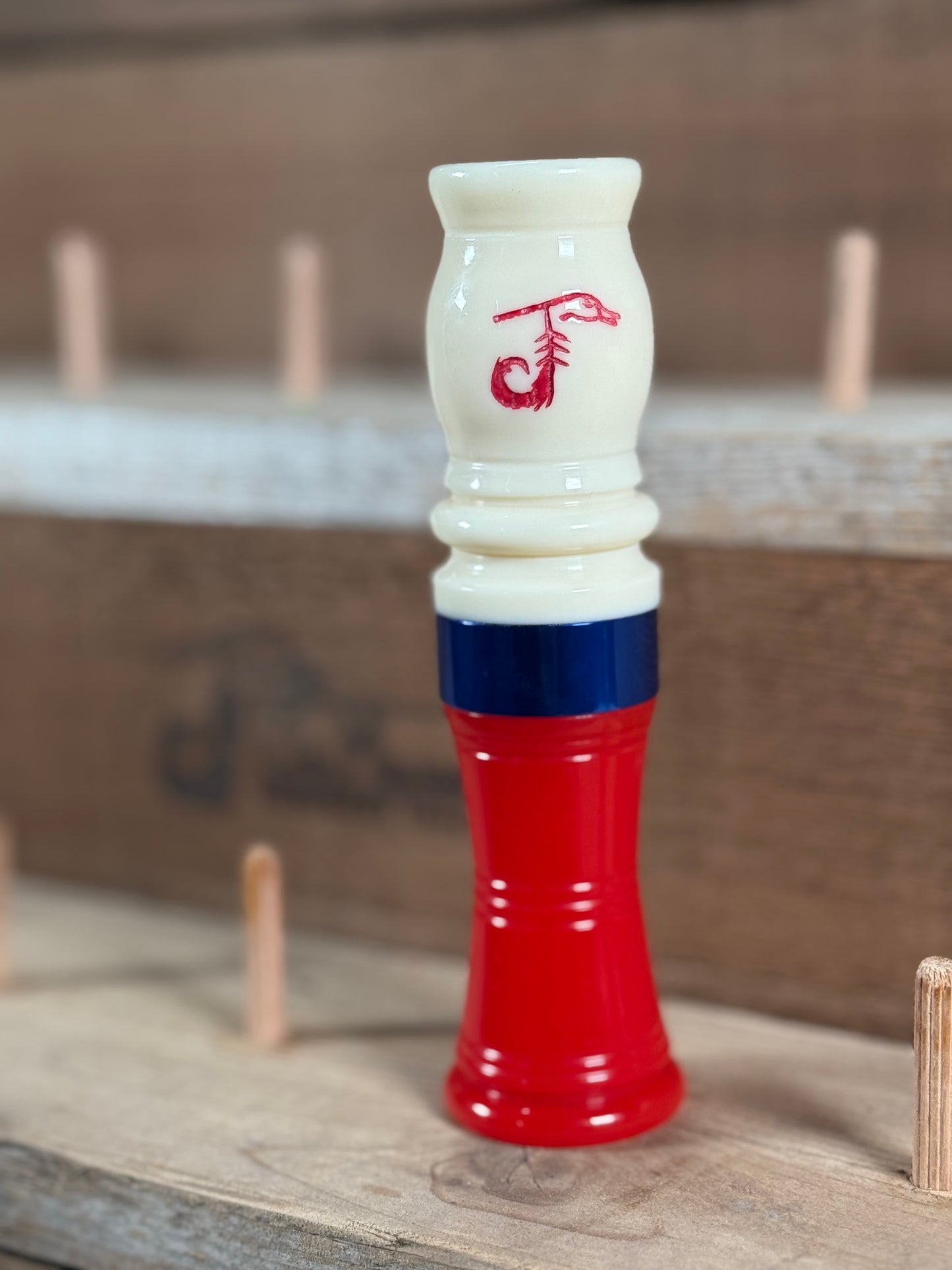 Red White and Blue Big Goose Call