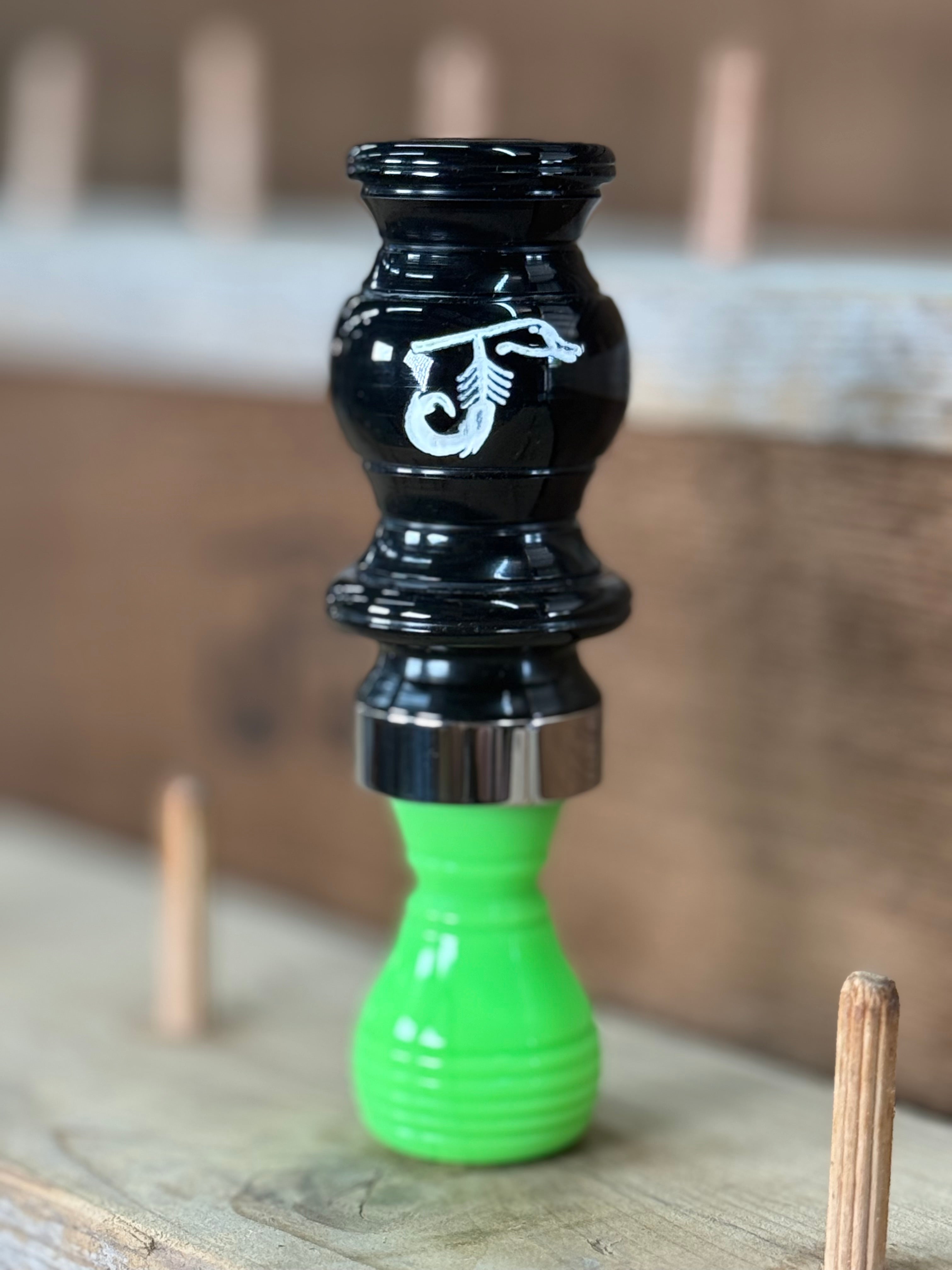 Black/Lime Green Single Reed - 2.75” barrel