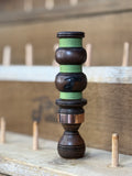 Stabilized Walnut double reed w/ cord wrap
