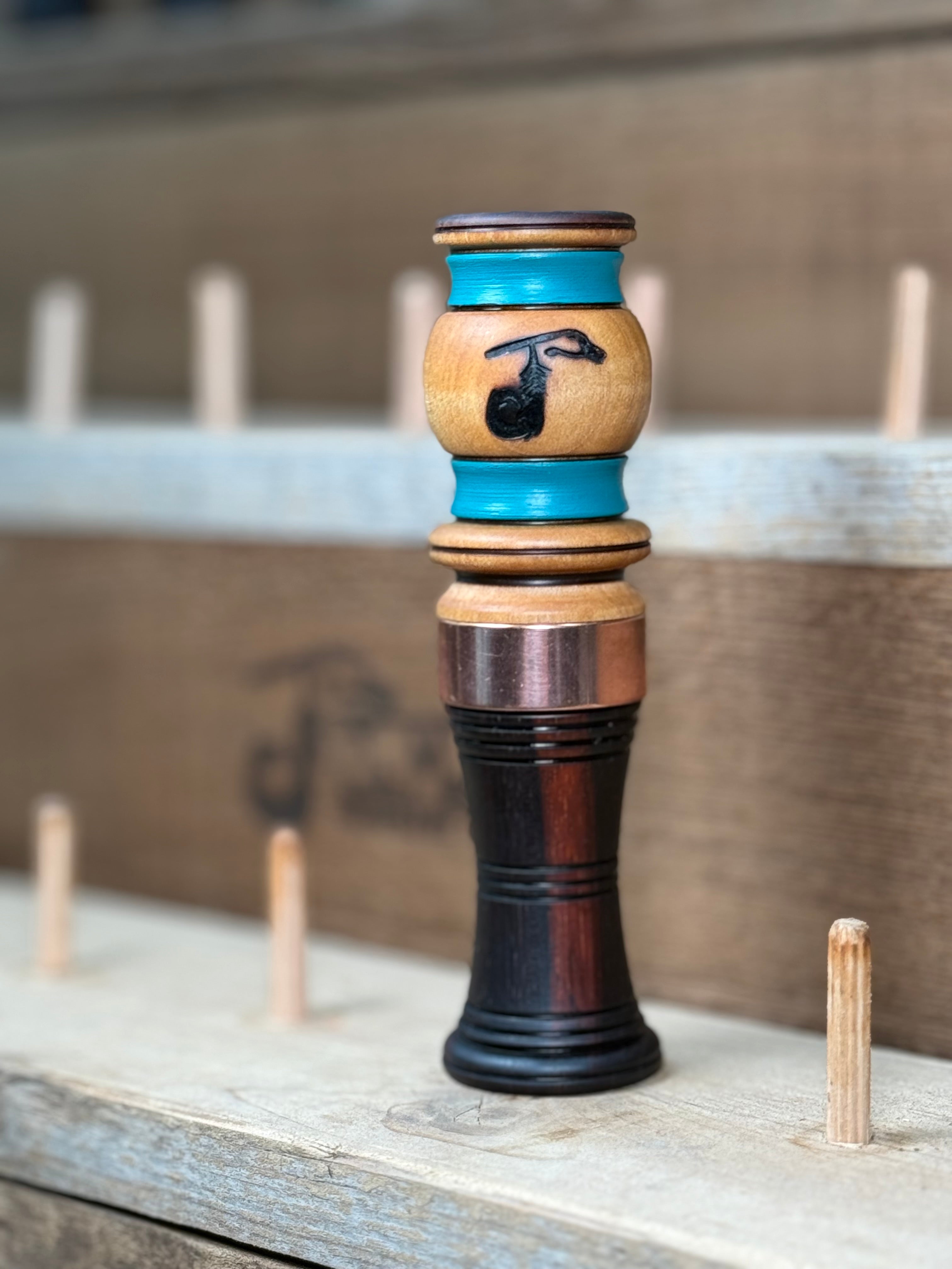 Stabilized Maple/Cocobolo Big Goose Call