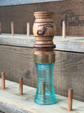 Spalted Maple/Coke Bottle Blue Honker Call