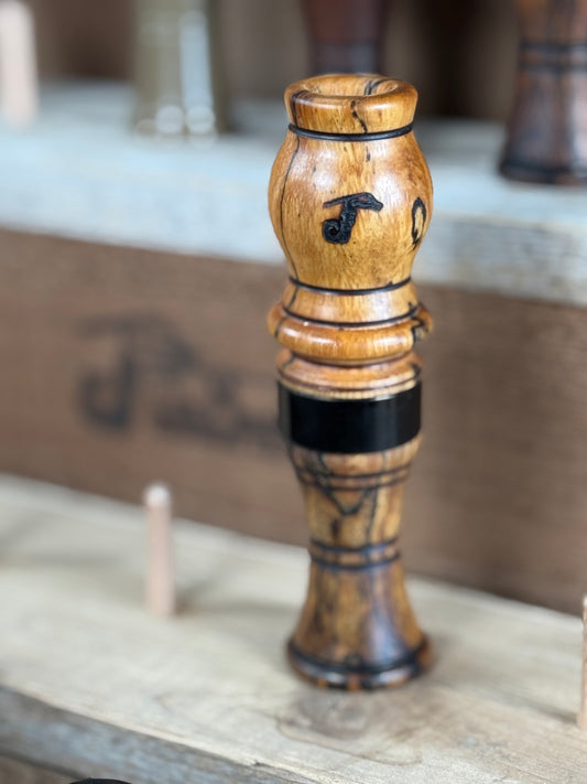 Stabilized Spalted Tamarind Big Goose call
