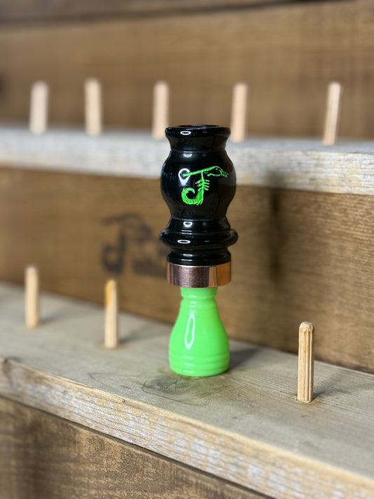 Black/Lime Green Duck Call