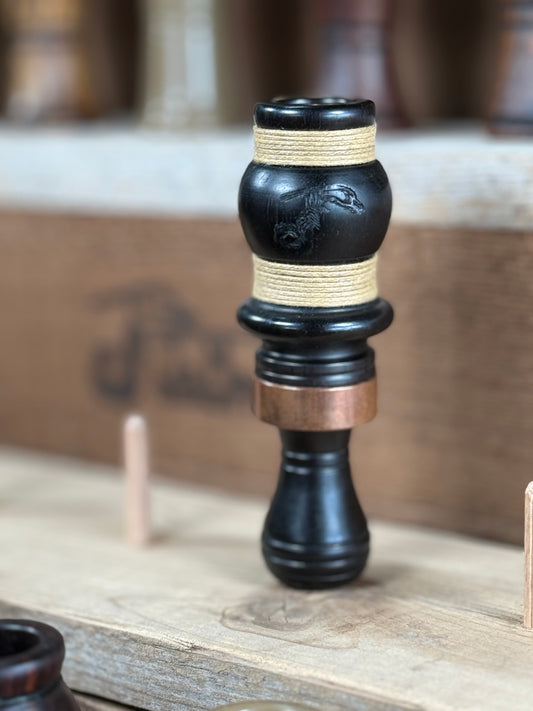 African Blackwood cord wrapped single reed