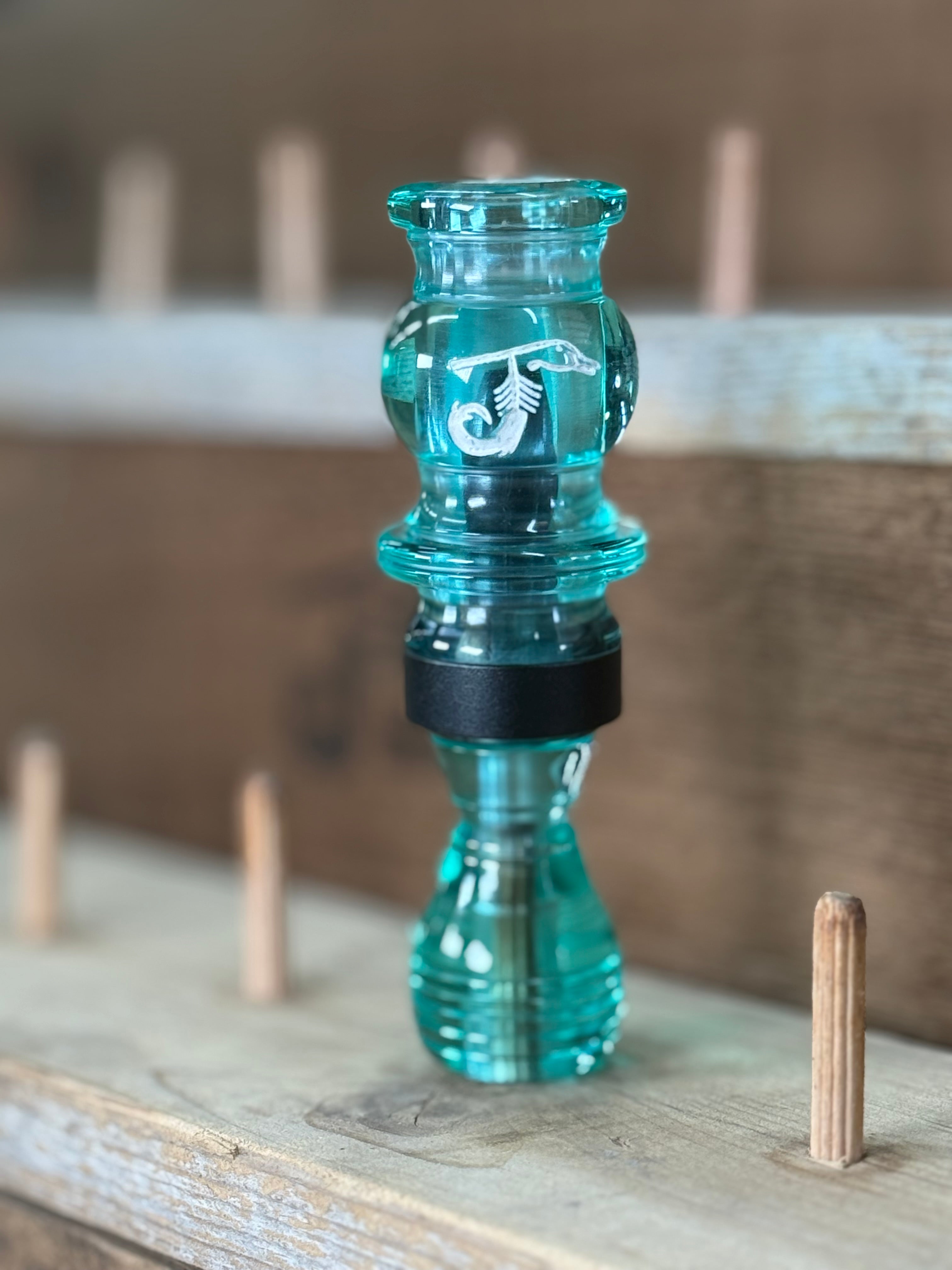 Coke Bottle Blue Single Reed - 2.75” barrel
