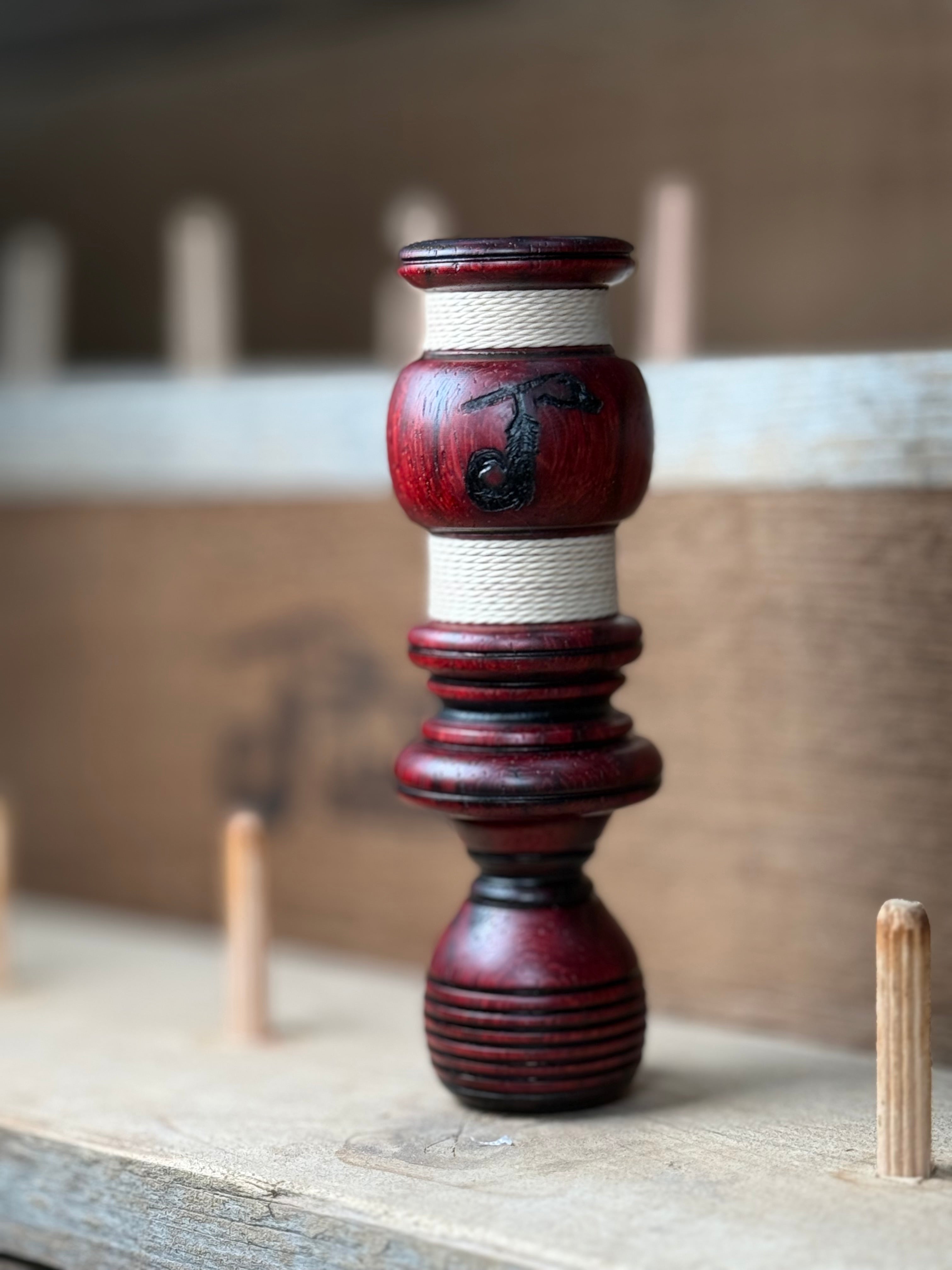 Padauk All Wood swingle Reed w/ Cord Wrap