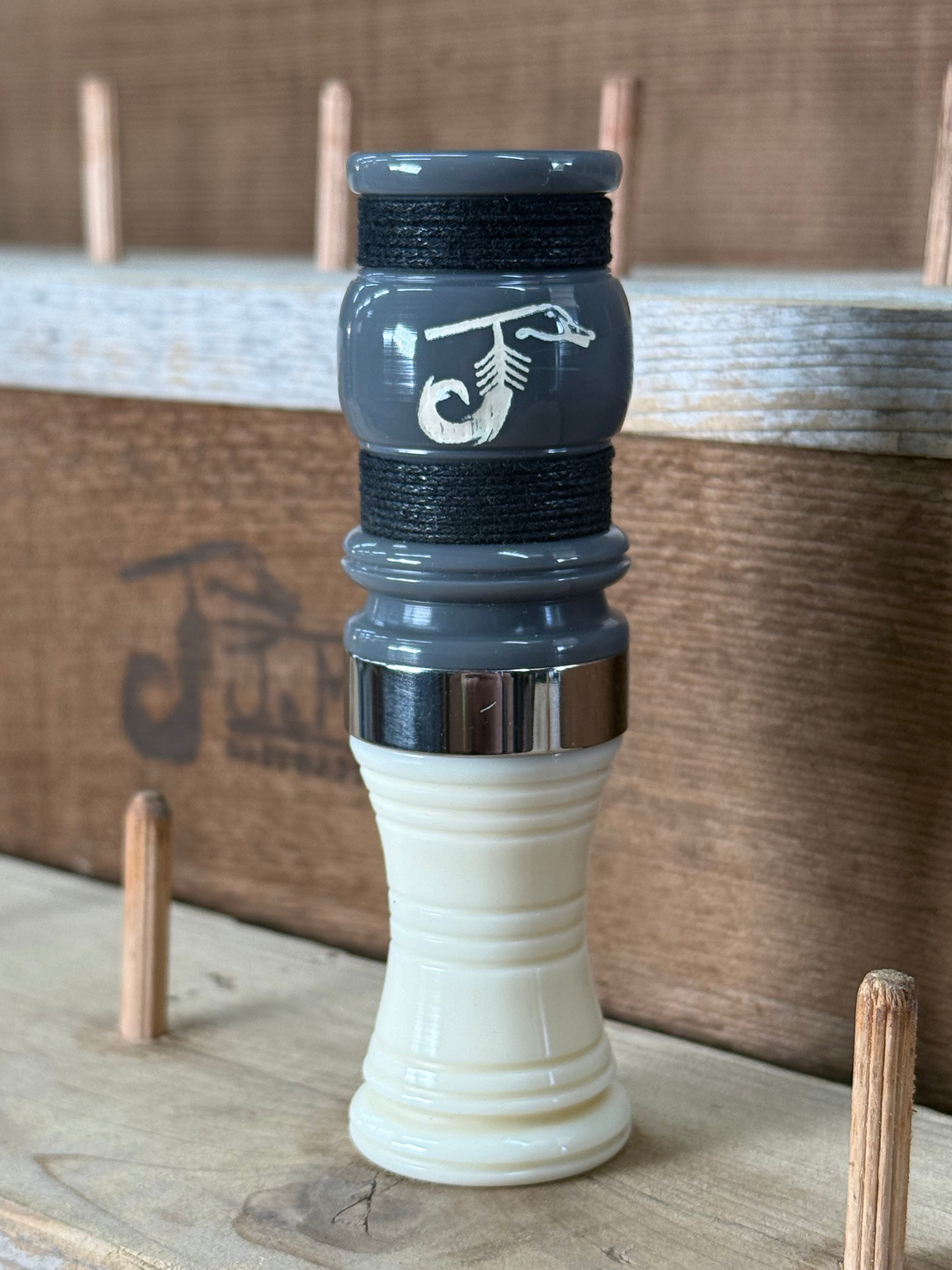 Grey/Black/White Little Goose Call