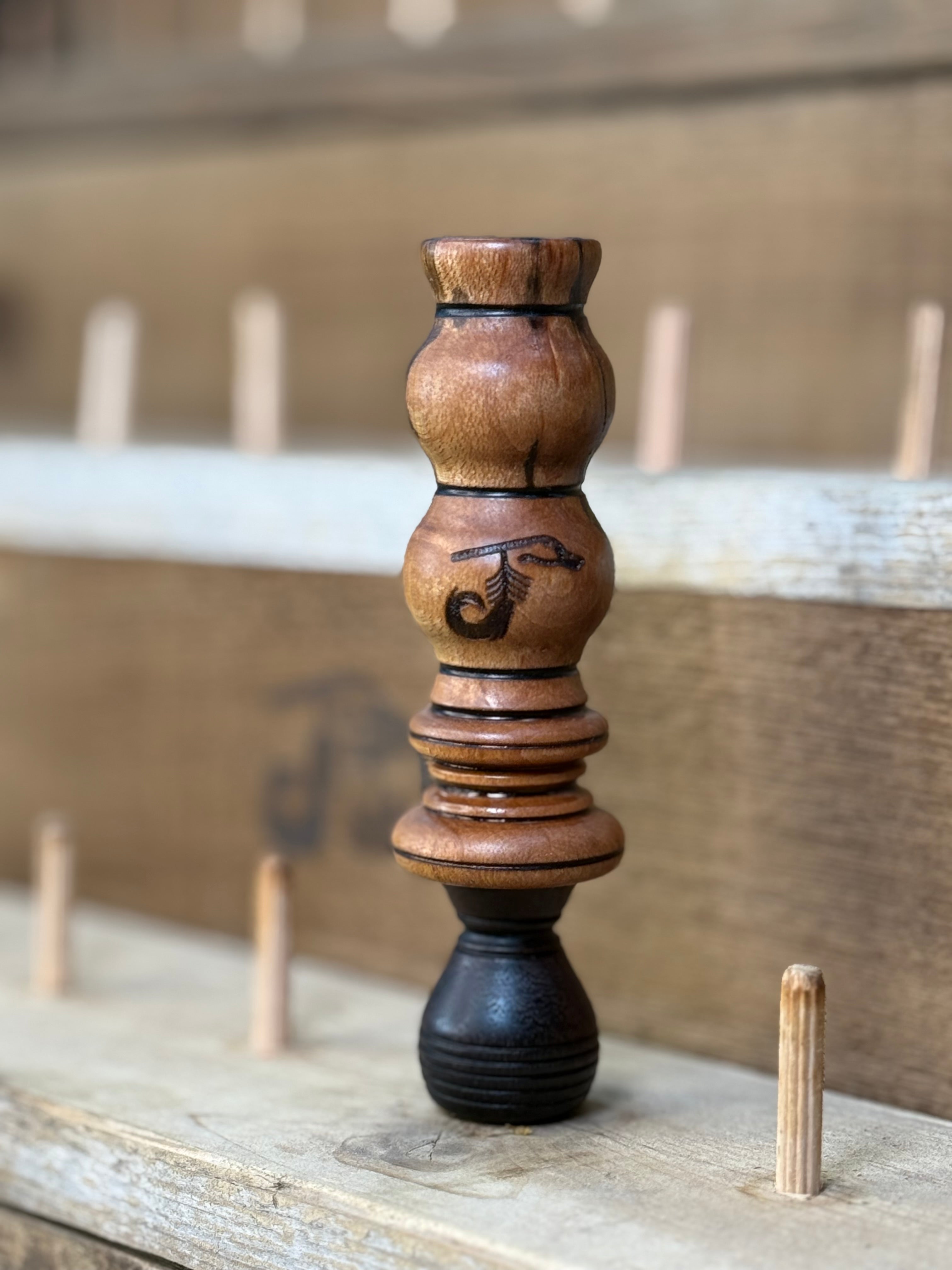 Spalted Maple/Rosewood double reed