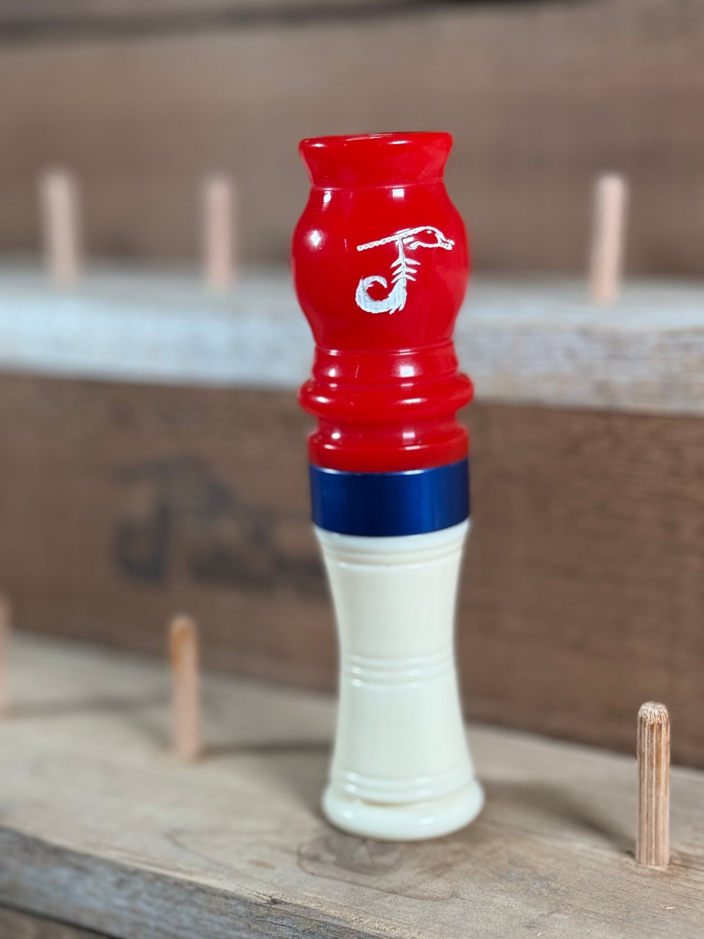 Red White and Blue Big Goose Call