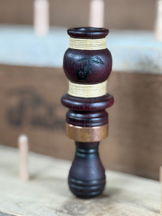 Purple Heart Cord Wrapped Single reed