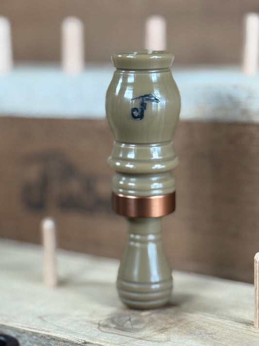 Tan single reed acrylic call