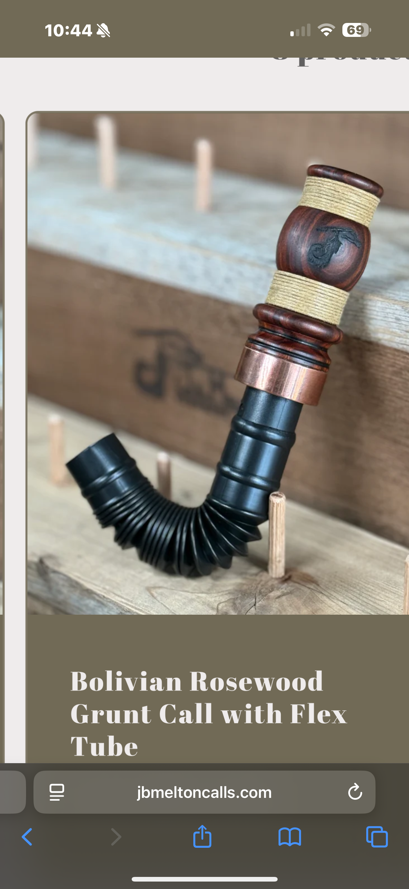 Custom Grunt Call - Flex Tube
